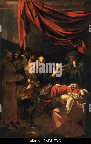 Michelangelo Merisi da Caravaggio (1571-1610) Titel Tod der Jungfrau Datum zwischen 1601 und 1606 / zwischen 1604 und 1606 Stockfoto
