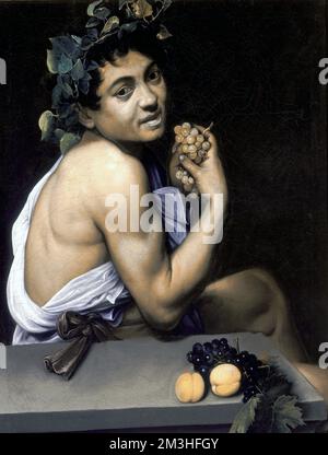 Michelangelo Merisi da Caravaggio (1571-1610) Titel Selbstporträt als Bacchus circa 1593 Stockfoto