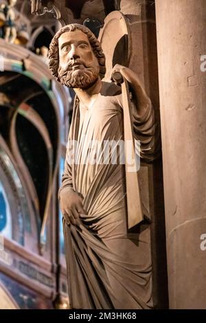 Kathedrale Notre-Dame Straßburg in Straßburg, Frankreich Stockfoto