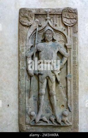 Skulpturen im Kloster Eberbach in Deutschland Stockfoto