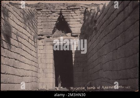 Mykene, Grab des Apamemnon, archäologische Stätten, Gräber und sepulchrale Denkmäler. Nicholas Catsimpoolas Kollektion Stockfoto
