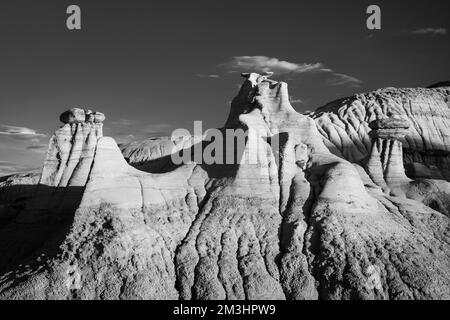 Foto aus der Ah-Shi-SLE-Pah Wilderness, einer abgelegenen Gegend im Zentrum von New Mexico, USA. Stockfoto