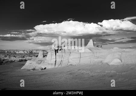 Foto aus der Ah-Shi-SLE-Pah Wilderness, einer abgelegenen Gegend im Zentrum von New Mexico, USA. Stockfoto