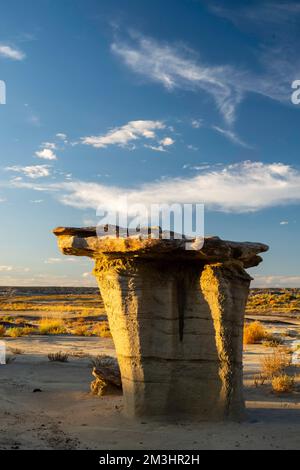 Foto aus der Ah-Shi-SLE-Pah Wilderness, einer abgelegenen Gegend im Zentrum von New Mexico, USA. Stockfoto