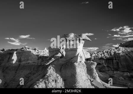 Foto aus der Ah-Shi-SLE-Pah Wilderness, einer abgelegenen Gegend im Zentrum von New Mexico, USA. Stockfoto