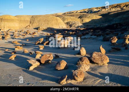 Foto aus der Ah-Shi-SLE-Pah Wilderness, einer abgelegenen Gegend im Zentrum von New Mexico, USA. Stockfoto