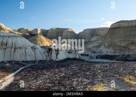 Foto aus der Ah-Shi-SLE-Pah Wilderness, einer abgelegenen Gegend im Zentrum von New Mexico, USA. Stockfoto