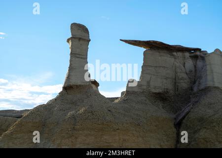 Foto aus der Ah-Shi-SLE-Pah Wilderness, einer abgelegenen Gegend im Zentrum von New Mexico, USA. Stockfoto