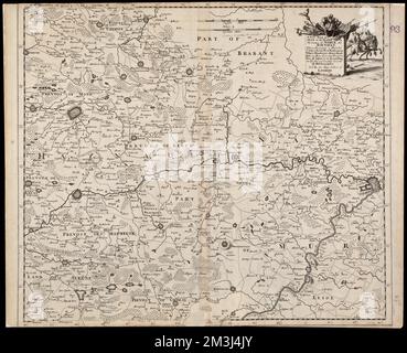 Ein neues mapp von Ye Sitz der warr in den Grafschaften Namur und Hainault, worin genau beschrieben wird Ye cittyes Festungsdörfer der Stadt Dörfer Klosterja Abbyes Roads Pases &c , Grand Alliance, war of the, 1689-1697, Karten, Frühe Arbeiten bis 1800, Namur Belgien, Karten, frühe Arbeiten bis 1800, Hennegau Belgien, Karten, frühe Arbeiten bis 1800 Norman B. Leventhal Map Center Collection Stockfoto