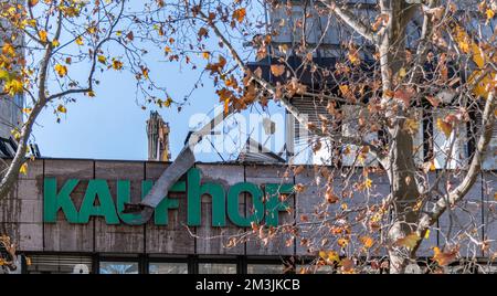 Abriss des Einkaufszentrums Kaufhof in Stuttgart Bad Cannstatt Stockfoto