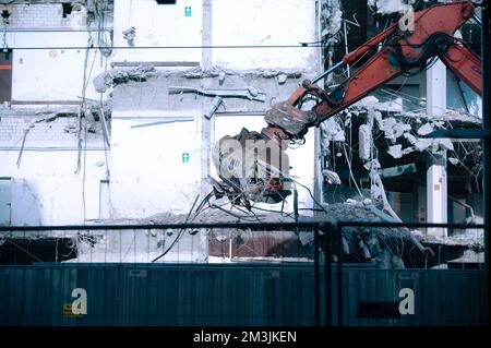 Abriss des Einkaufszentrums Kaufhof in Stuttgart Bad Cannstatt Stockfoto