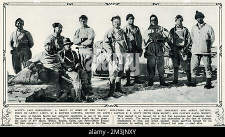 Captain Scotts letzte Antarktis-Expedition Stockfoto