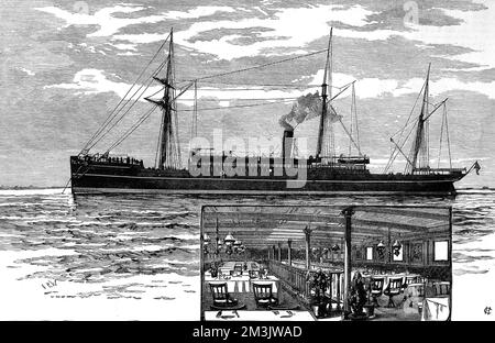 RMS „Tartar“, 1883 Stockfoto