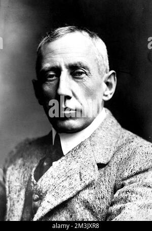 Roald Engelbreth Gravning Amundsen (1872 - 1928), norwegischer Forscher, der als erster Mann die Nordwestpassage navigierte und den Südpol erreichte. Stockfoto