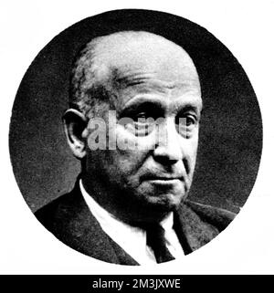 Francisco Largo Caballero (1869-1946). Stockfoto