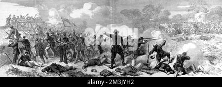 Der Bürgerkrieg in Amerika: Die Faulheit des Bundes Stockfoto