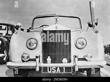 Rolls-Royce Coupé von Präsident Eisenhower, 1959. Stockfoto