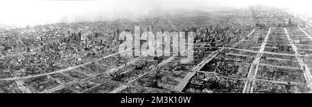 San Francisco, nach dem Erdbeben und Feuer, 1906. Stockfoto