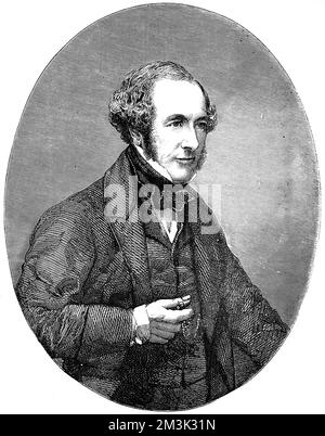 John Scott Russell (1808 - 1882), schottischer Ingenieur und Marinearchitekt. Stockfoto
