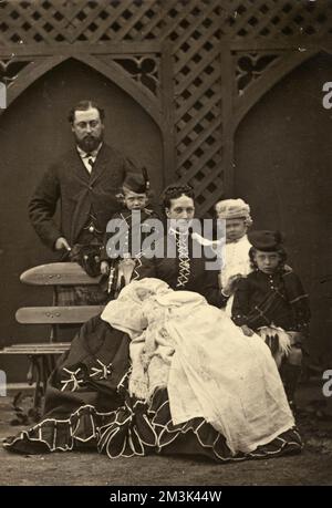 König Edward VII und Königin Alexandra Stockfoto