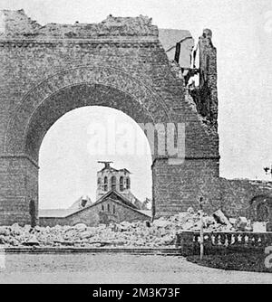 Das Erdbeben in San Francisco vom 18. April 1906 Stockfoto