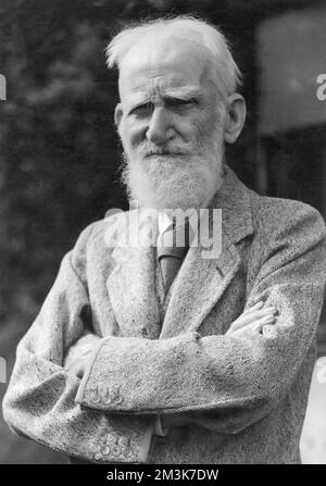 Ein Porträt von George Bernard Shaw. Stockfoto