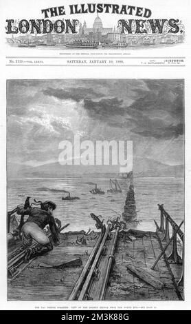 Tay Bridge Disaster 1879 Stockfoto