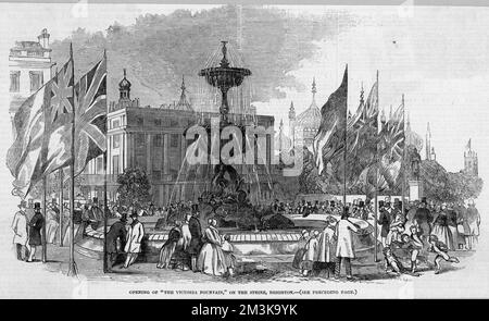 BRIGHTON BRUNNEN Stockfoto