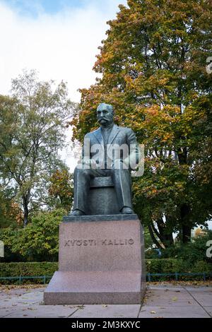 Statue von Kyosti Kallio, finnischer Politiker Stockfoto