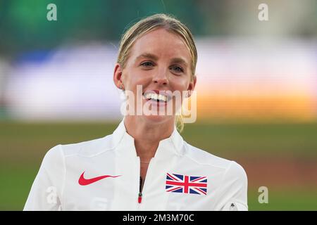 Aktenfoto von 24-07-2022 von Keely Hodgkinson. Wir betrachten 10 Personen, die 2023 die Hauptrolle spielen. Ausgabedatum: Freitag, 16. Dezember 2022. Stockfoto