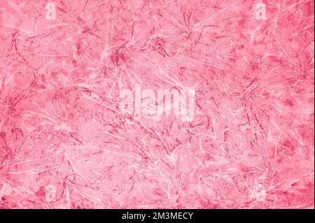 Aquarell Rot Lila Abstraktes Kunsthandwerk auf strukturiertem Papierhintergrund. Pinkfarbener Hintergrund in Aquarellfarben. Lackierte eiskalte Oberfläche. Tonne Stockfoto