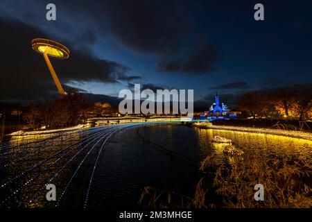 Nabana No Sato Beleuchtung 2022 Stockfoto