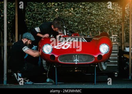 Maserati 300S beim Goodwood Revival Stockfoto