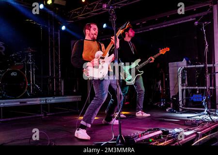 Mailand, Italien. 15.. Dezember 2022. Jack Underkofler von der Dead Poet Society tritt live in Mailand auf, im Circolo Magnolia Credit: SOPA Images Limited/Alamy Live News Stockfoto