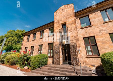 28. Juli 2022, Essen, Deutschland: Ein altes Wohnheim oder ein Bischofshaus. Stockfoto