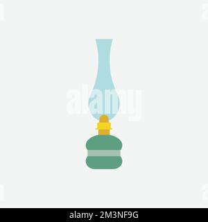 Lampensymbol. Cartoon von Sichel. - Vektor. Vektordarstellung Stock Vektor