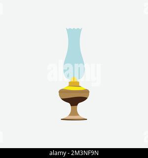 Lampensymbol. Cartoon von Sichel. - Vektor. Vektordarstellung Stock Vektor