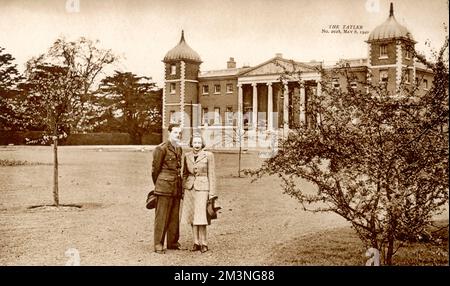 Lord und Lady Jersey im Osterley Park House Stockfoto