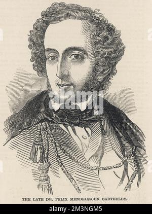 FELIX MENDELSSOHN Stockfoto