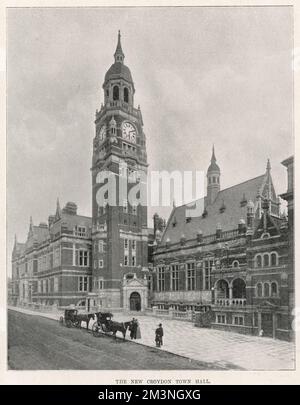 RATHAUS VON CROYDON Stockfoto