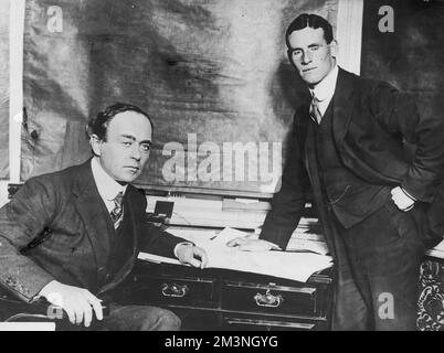 Captain Robert Falcon Scott und Edgar Evans Stockfoto