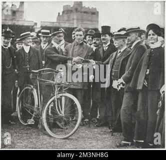 Der erste Luftpost in England Stockfoto