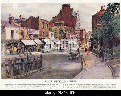 Heath Street, Hampstead von R.G. Matthews Stockfoto