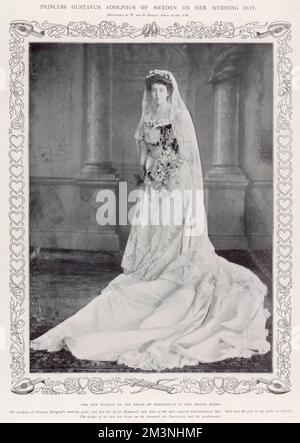 Prinzessin Margaret von Connaught an ihrem Hochzeitstag Stockfoto