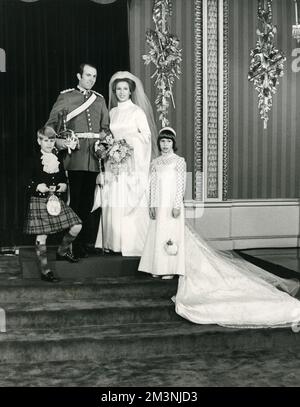 Hochzeit von Prinzessin Anne Stockfoto