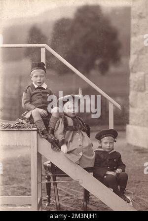 The Wales Children, um 1900 Stockfoto