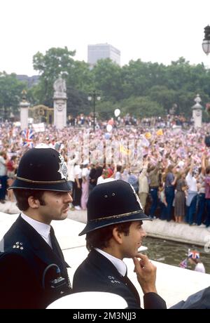 Königliche Hochzeit 1981 Stockfoto