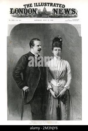 Duke of Fife heiratet Prinzessin Louise von Wales Stockfoto