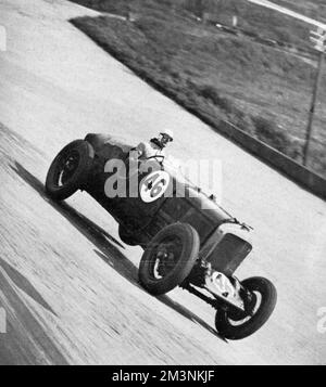 500 Meilen Weltrekord in Brooklands geschlagen, 1931 Stockfoto