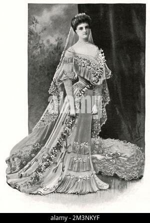 Königliche Hochzeit 1904 -- Prinzessin Alice von Albany Stockfoto